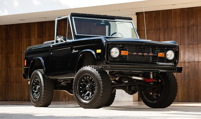 Simon Cowell's Bentley and Bronco at Barrett-Jackson