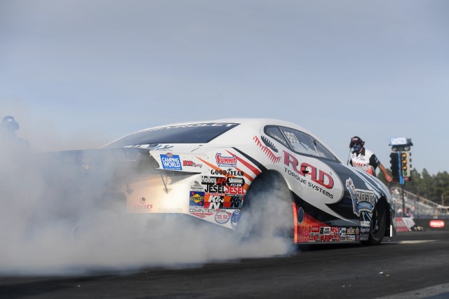 nhra camping world burnout shot